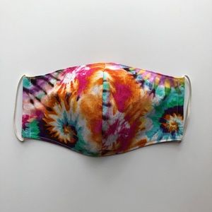 Tie Dye Reusable Face Mask Handmade With Elastic